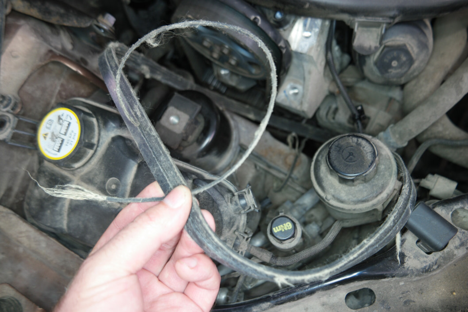 Обрыв ремня генератора и последствия на ВОЛЬВО XC60;ХС70 2,0d и 2,4d ...