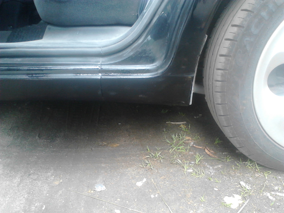 Пришлось подварить и покрасить порог — Alfa Romeo 156 Sportwagon, 1,8 л ...