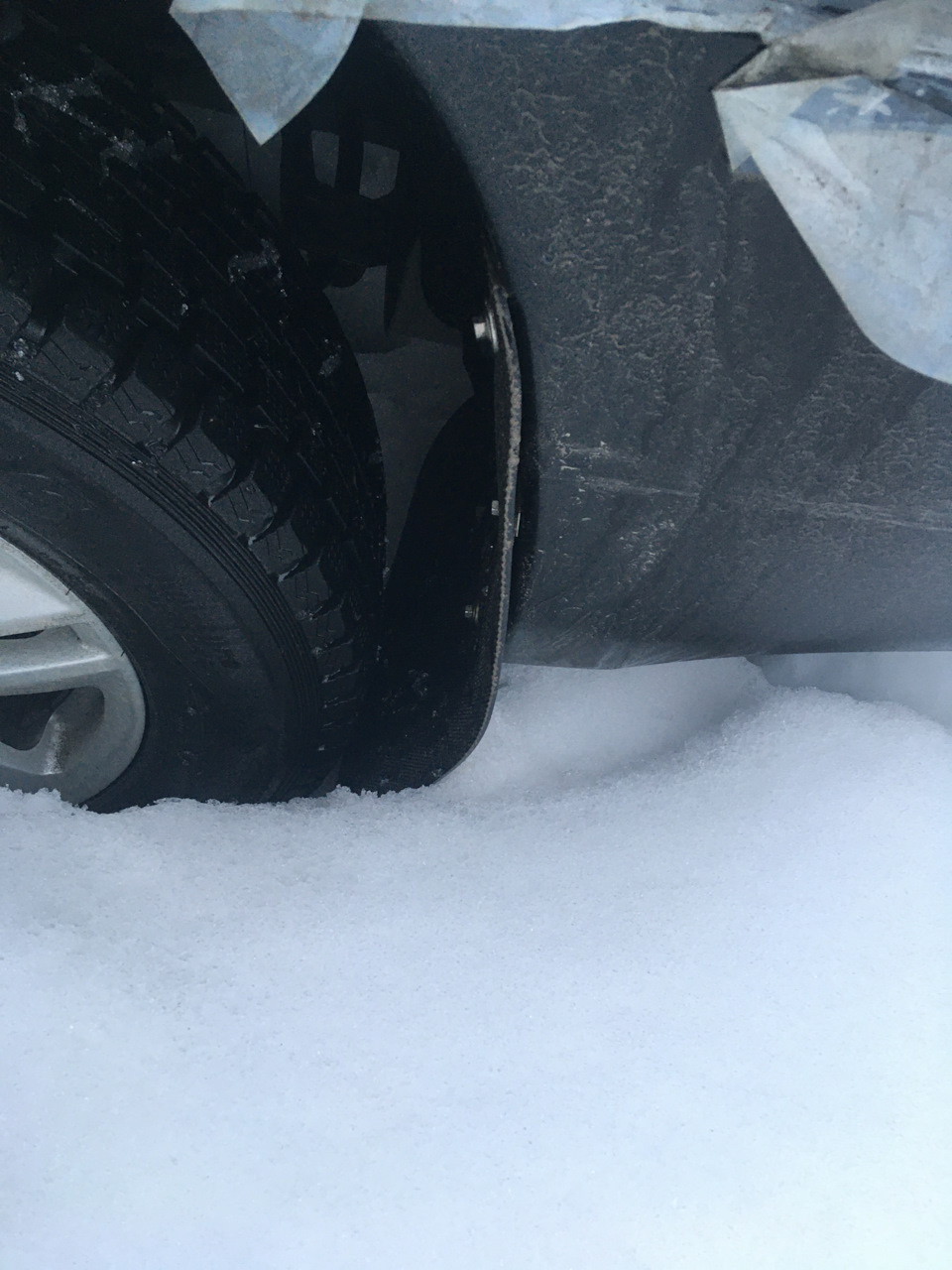 Самодельные брызговики на Forester SG — Subaru Forester (SG), 2 л, 2007 ...