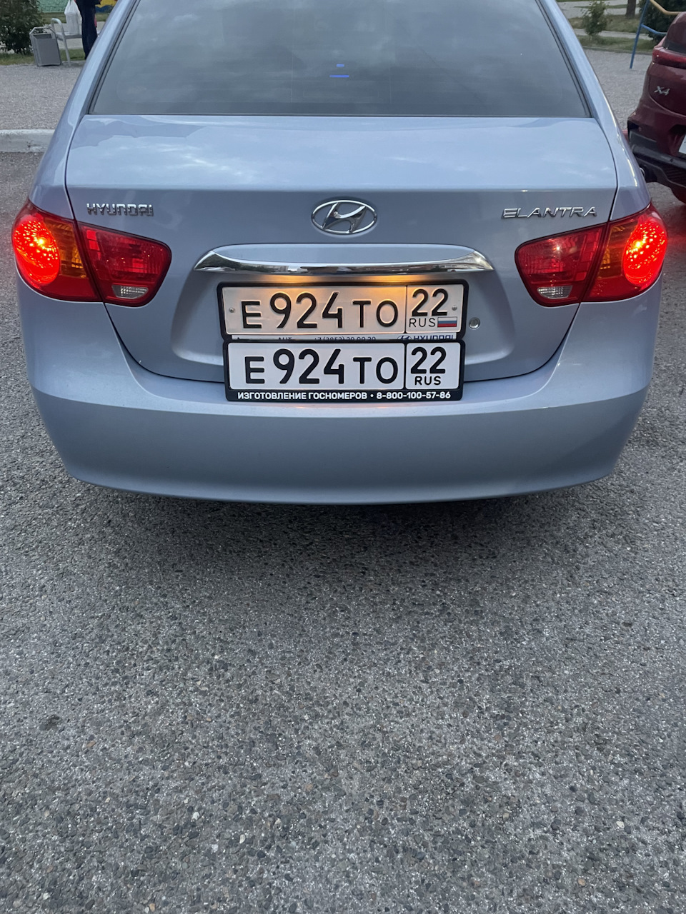 Новые Гос. Знаки — Hyundai Elantra (4G), 1,6 л, 2010 года | другое | DRIVE2