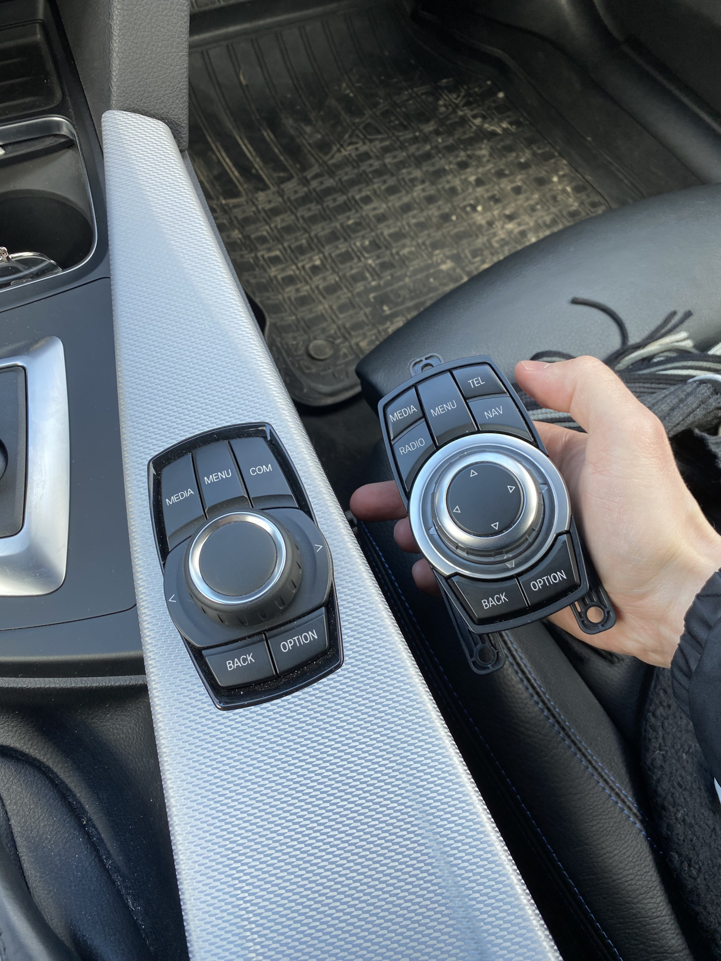 Установил новый джойстик с подсветкой — BMW 3 series (F30), 2 л, 2018 ...