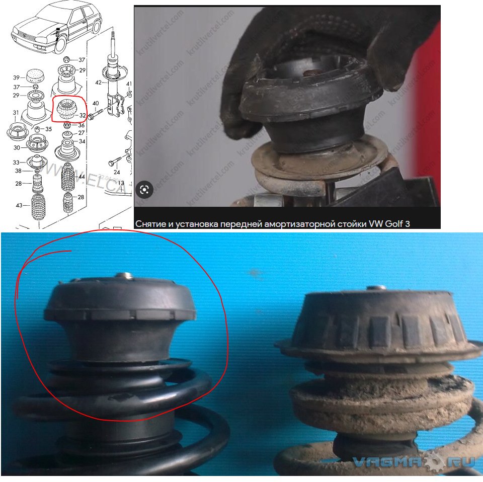 Работа над ошибками — Volkswagen Golf Mk3, 1,6 л, 1995 года | своими руками  | DRIVE2