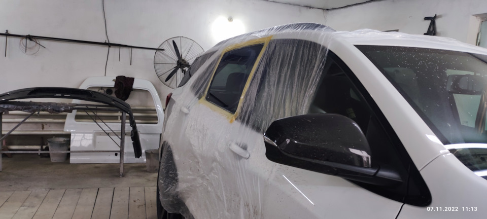 Полировка боковых стекол после tonirovka_3m — Chevrolet Equinox (3G), 2 ...