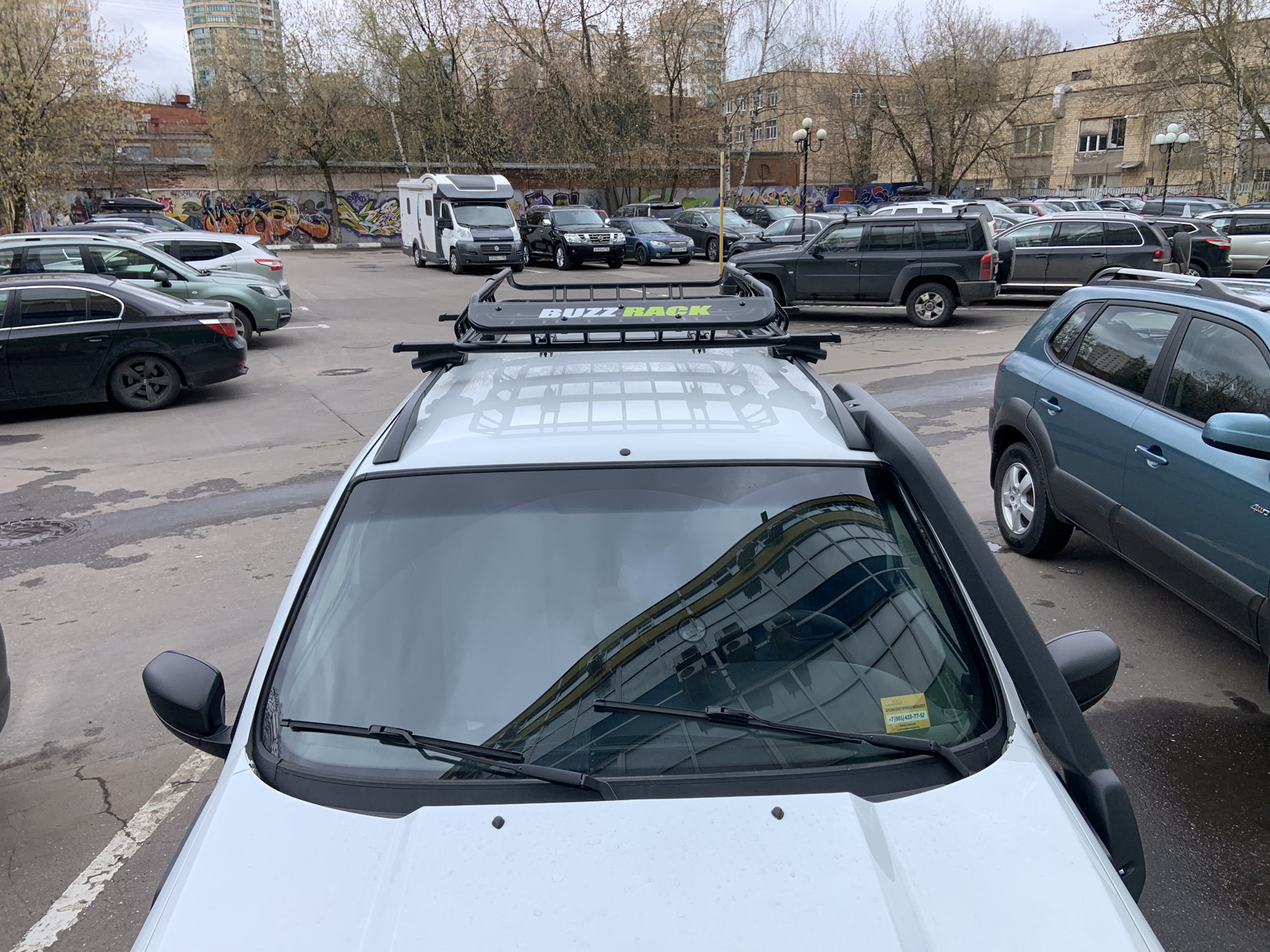 Багажник — корзина на крышу — Lada Niva Travel, 1,7 л, 2021 года ...