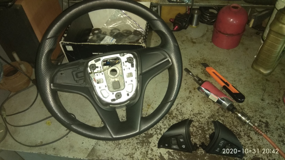 Установка руля от Т300 в 250 кузов — Chevrolet Aveo Sedan (1G), 1,6 л ...