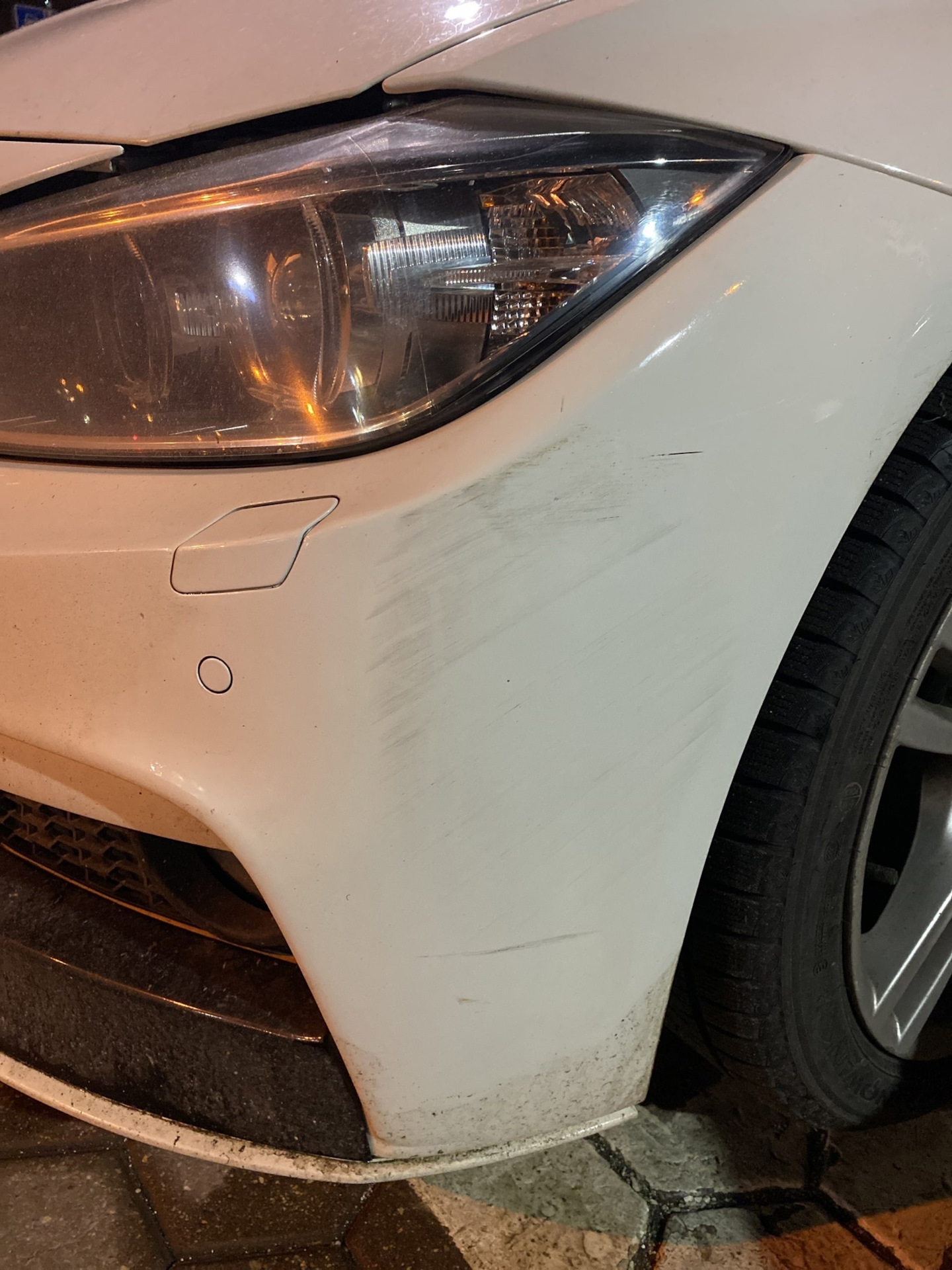 Передний Бампер| Опять ударили и уехали — BMW 3 series (F30), 2 л, 2014 ...