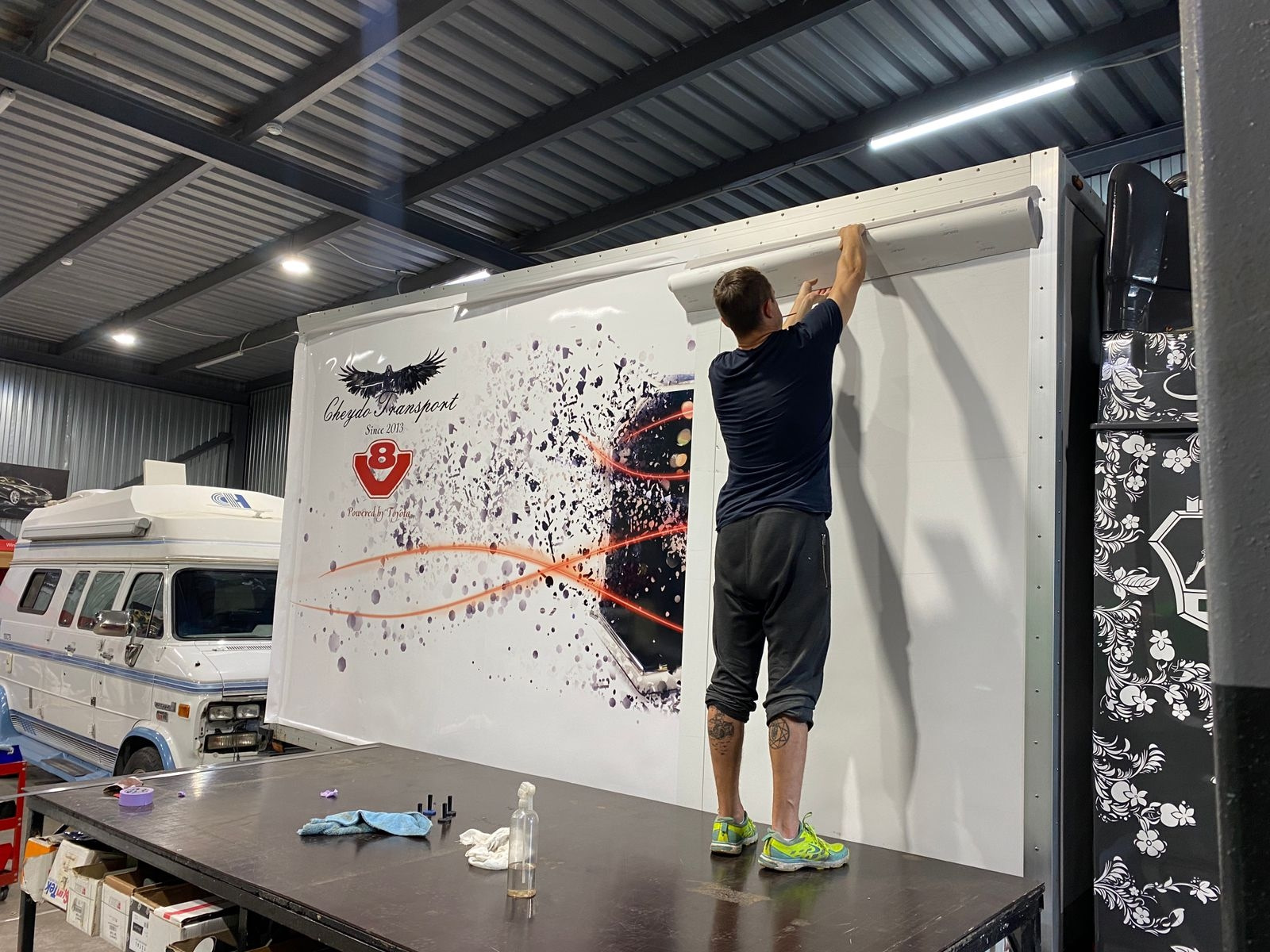 Винил на термос. — ГАЗ Газель Next, 4,3 л, 2014 года | стайлинг | DRIVE2