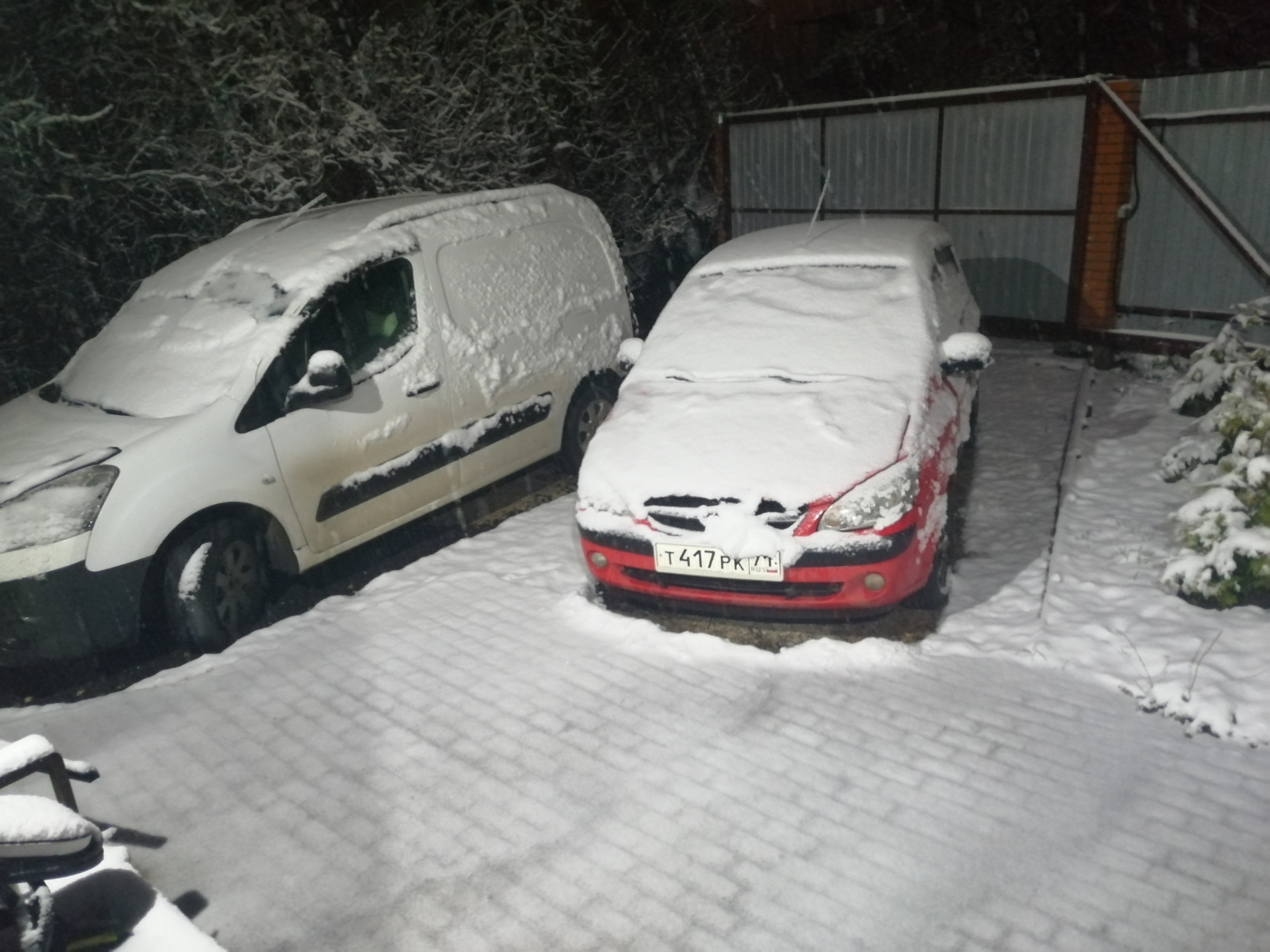 Зима. — Citroen Berlingo (2G), 1,6 л, 2012 года | наблюдение | DRIVE2