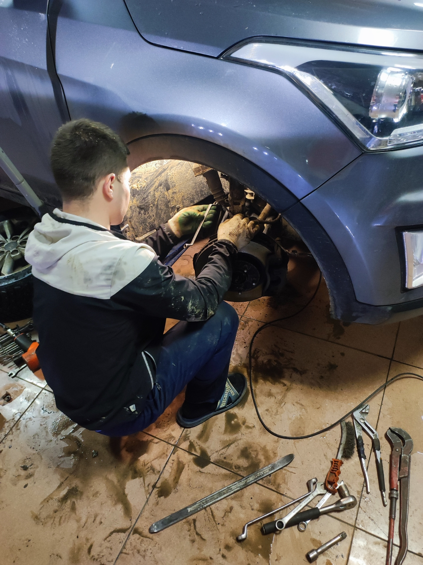 Стойки стабилизатора полиуретановые, усиленные, передние "Нет Износа ...