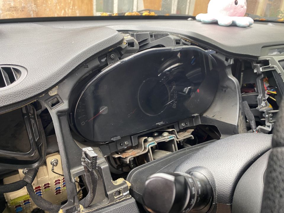 Приборная панель supervision — KIA Sportage (3G), 2 л, 2010 года ...