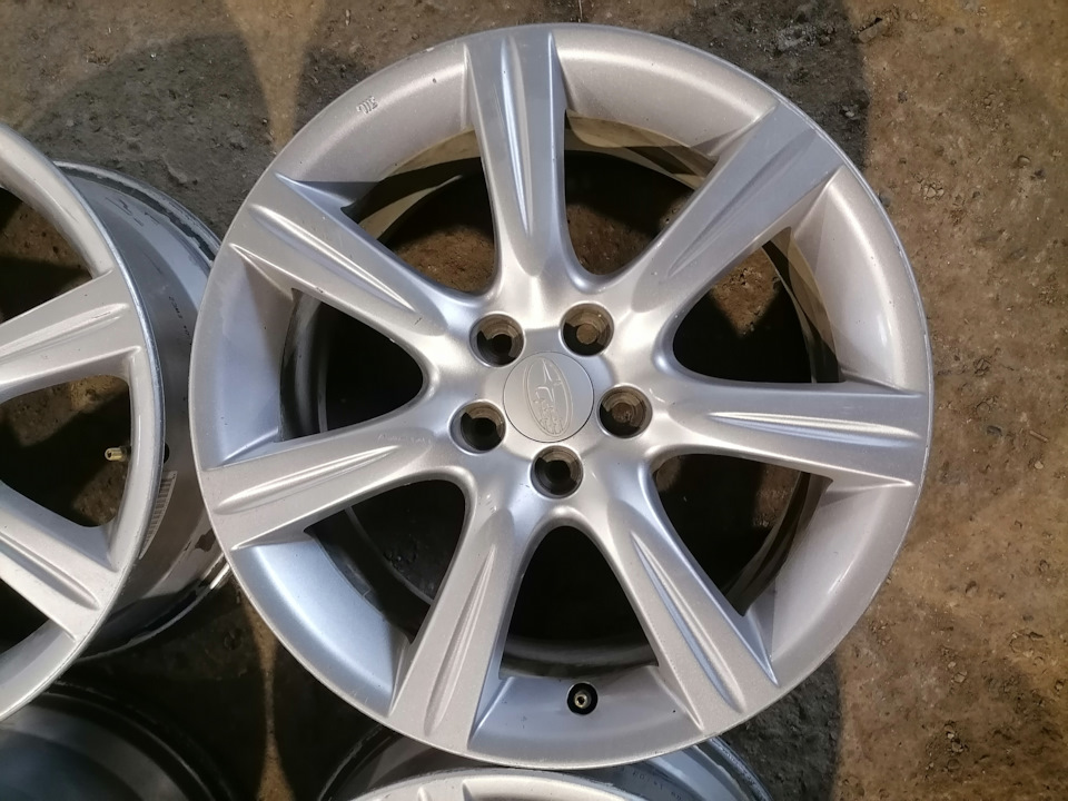 Кованые диски Subaru 7Jx17 ET55 5x100 на Subaru Impreza WRX (GD/GG ...