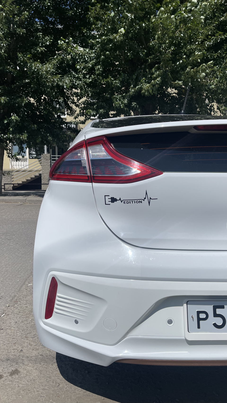 Это электричка💪! Наклейки — Hyundai Ioniq Electro, 2017 года ...