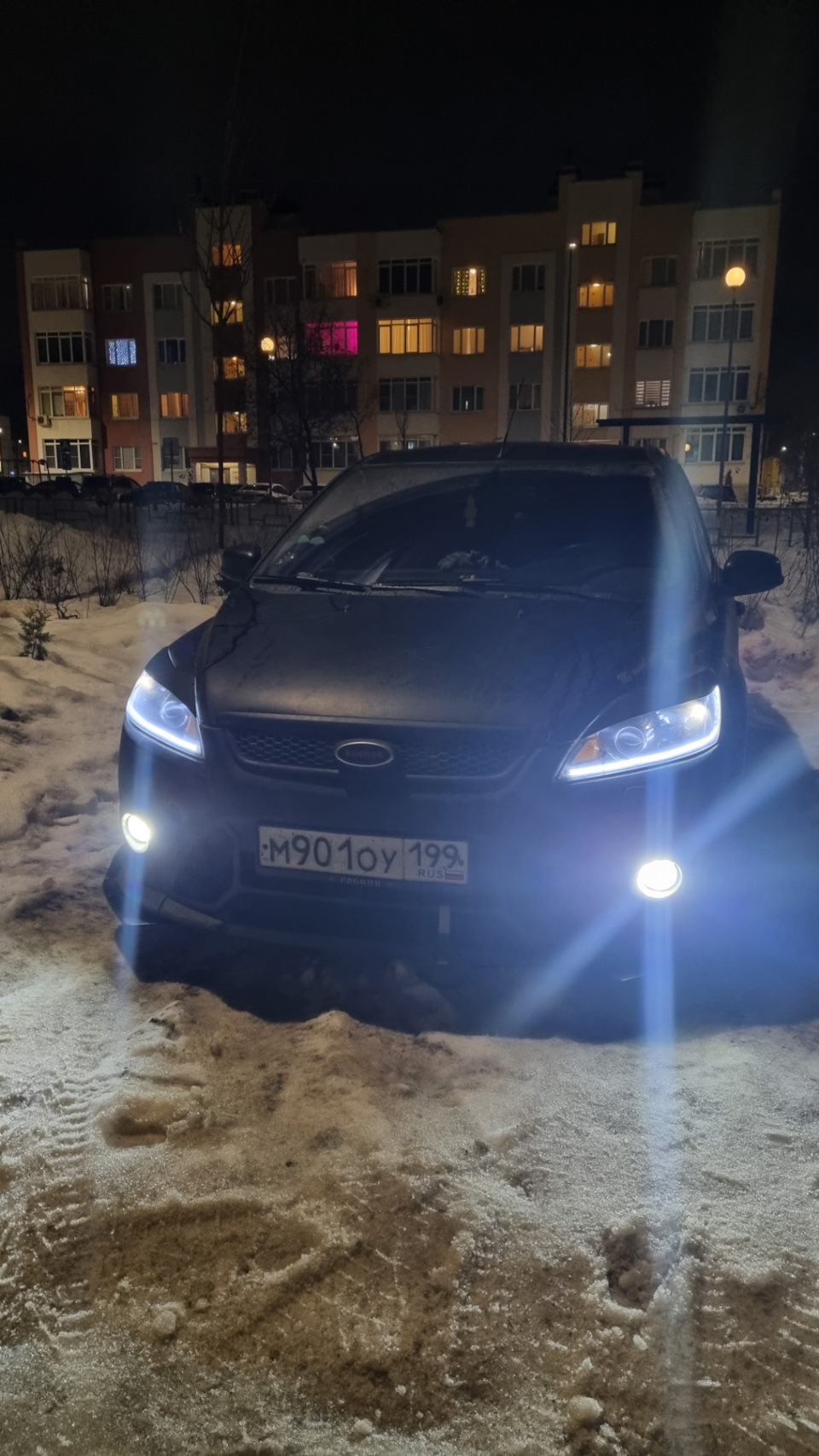 Туманки #2 — Ford Focus II Hatchback, 1,8 л, 2008 года | электроника ...