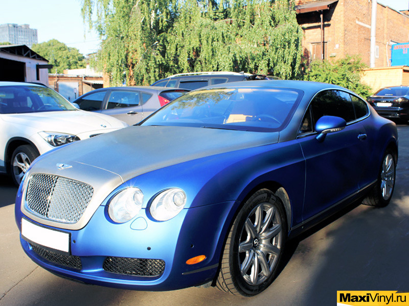 Continental gt синий матовый