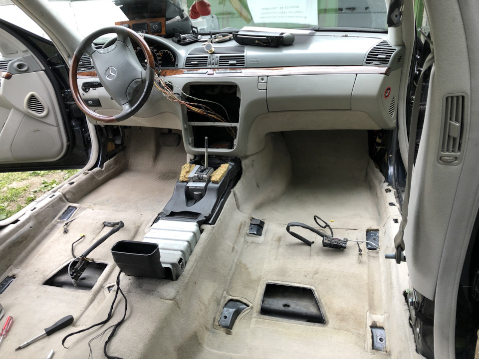 Ещё малость перетряхнули))) — Mercedes-Benz S-Class (W220), 3,7 л, 2003 ...