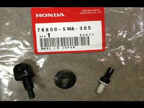 Как снять форсунки хонда срв Форсунка омывателя заднего стекла - какой код? - Honda CR-V (RE), 2,4 л, 2008 го