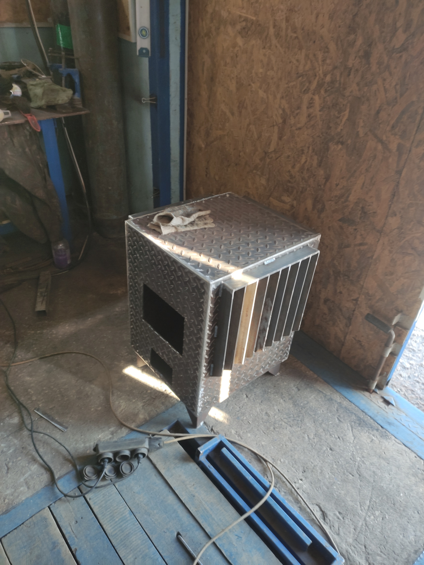 Печь на отработке