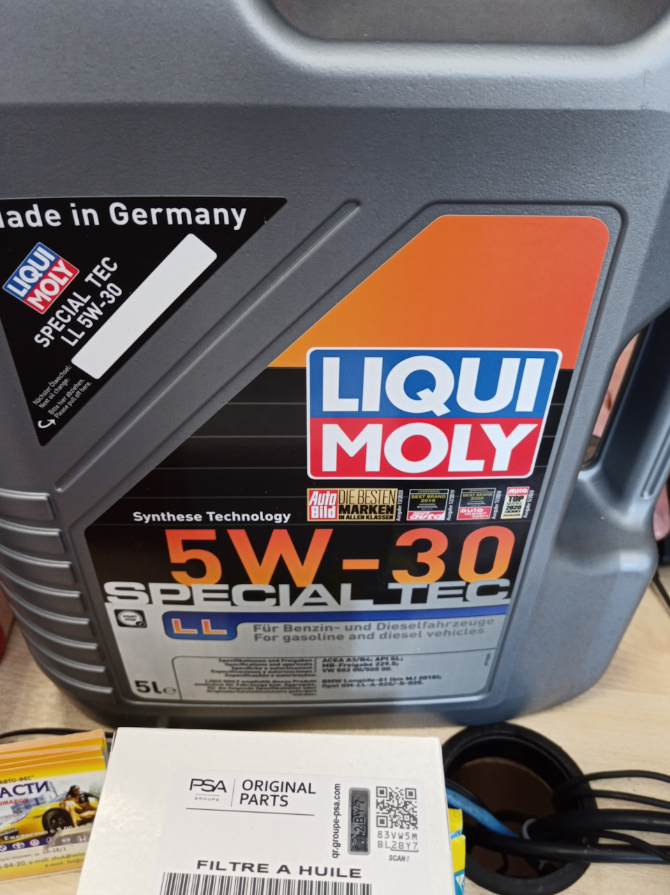 Liqui Moly 5w30 Special Tec LL — Citroen C3 Picasso