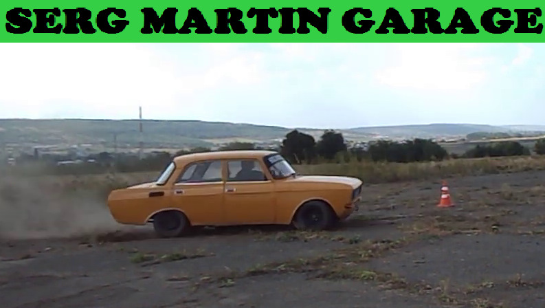 КРУТИМ ДРИФТ ПЯТАКИ ВОКРУГ КОНУСА на Москвич 2140 Drift. Дрифт на ...