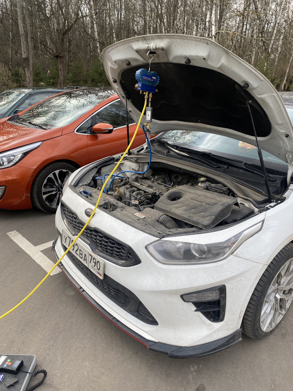 Заправка кондиционера🥶 — KIA Ceed (3G), 1,6 л, 2020 года | заправка |  DRIVE2