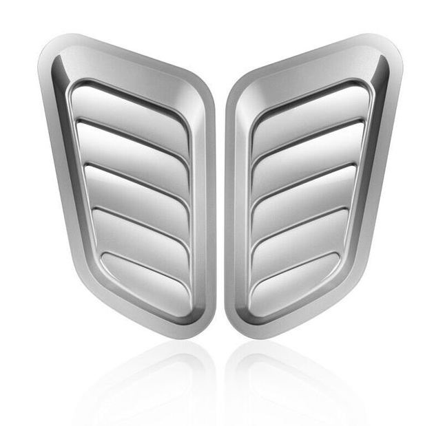 Жабры на капот в цвет кузова — Nissan Versa, 1,8 л, 2009 года ...