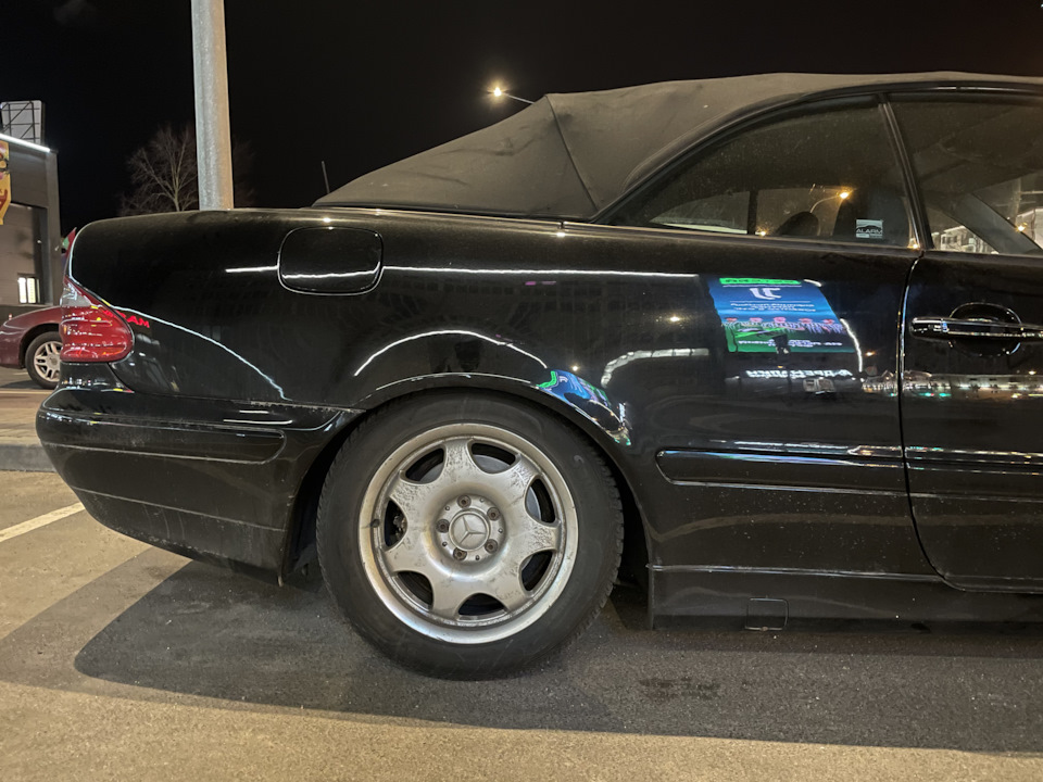 На H&R -40mm и проставках 1 точка — Mercedes-Benz CLK (W208)