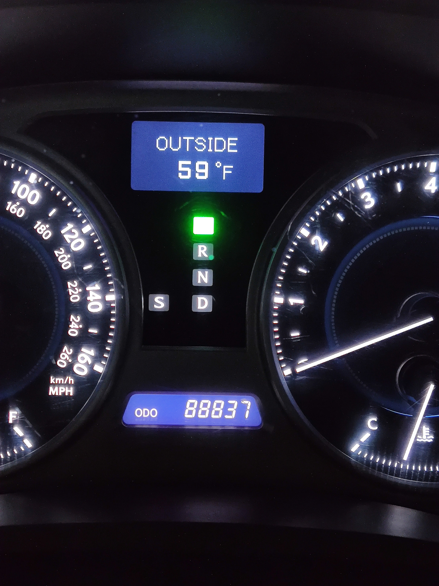 Перевод фаренгейт в цельсий и миль в километры — Lexus IS II, 3,5 л ...