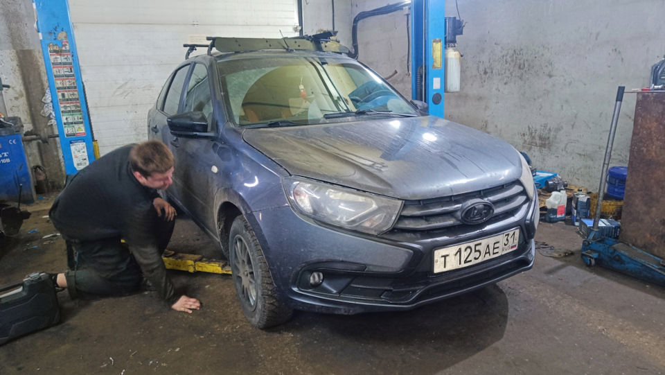 Заклинил прав./пер. суппорт в поездке — Lada Гранта Лифтбек (2G), 1,6 л ...