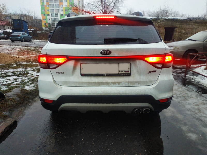 Дополнительные стоп-сигналы — KIA Rio X-Line, 1,6 л, 2019 года | своими ...