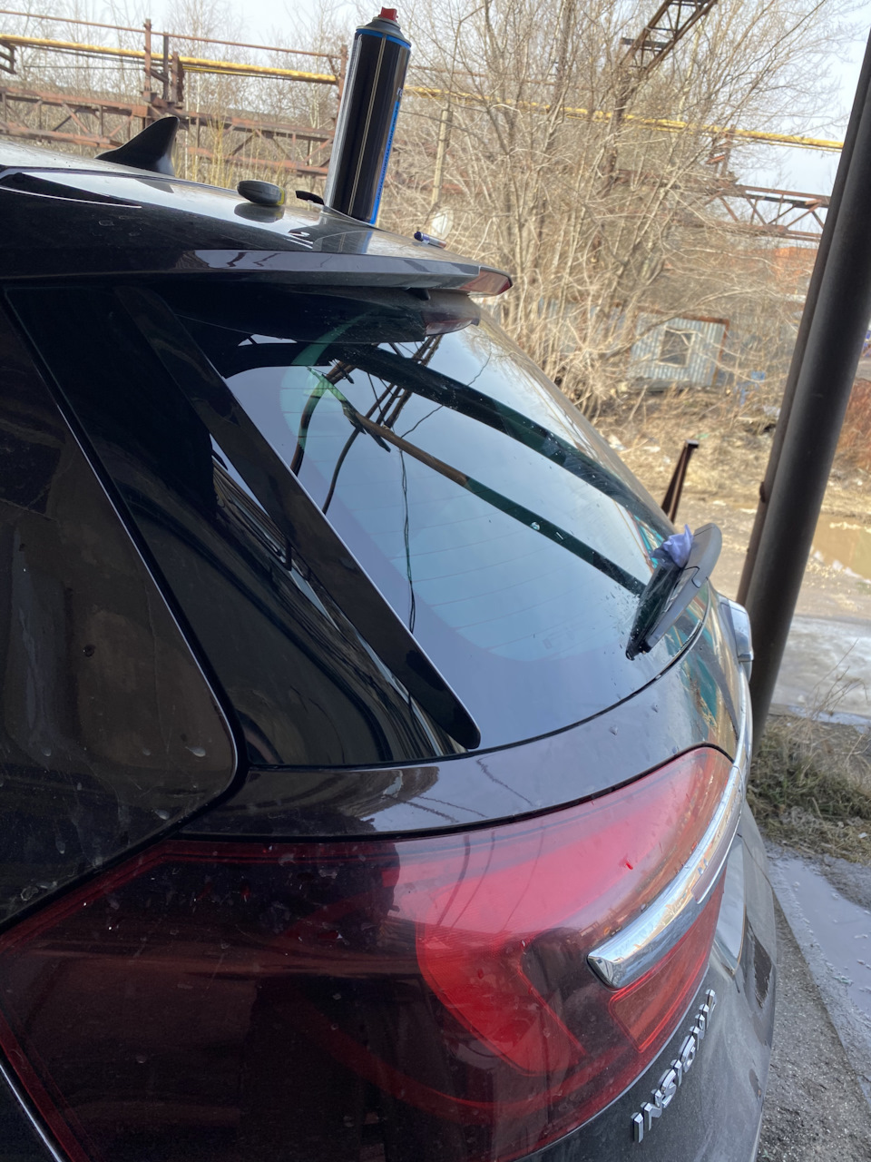 Дефлектор задней двери на Opel insignia Country Tourer — Opel Insignia ...