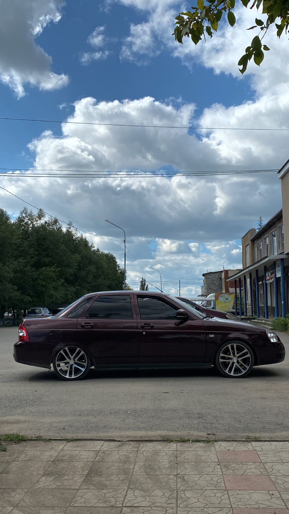 Приора портвейн на r17 рельсах — Lada Приора седан, 1,6 л, 2012 года ...