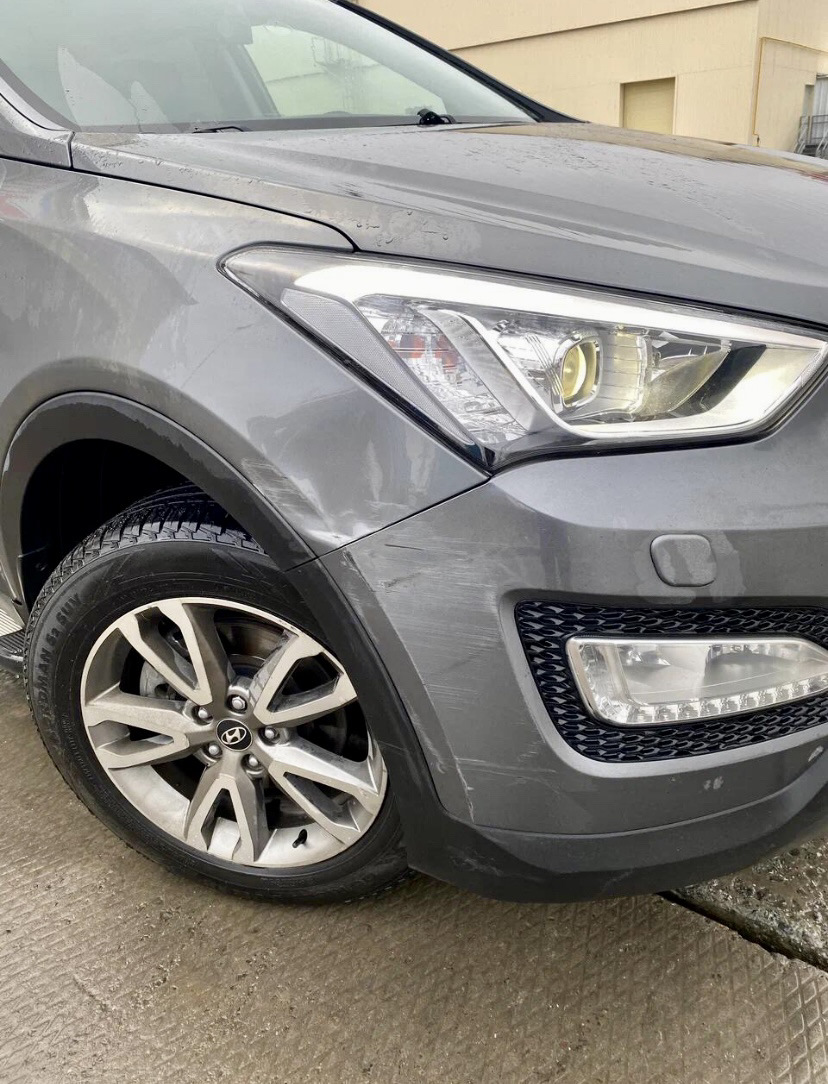 18. Первое дтп — Hyundai Santa Fe (3G), 2,4 л, 2012 года | ДТП | DRIVE2