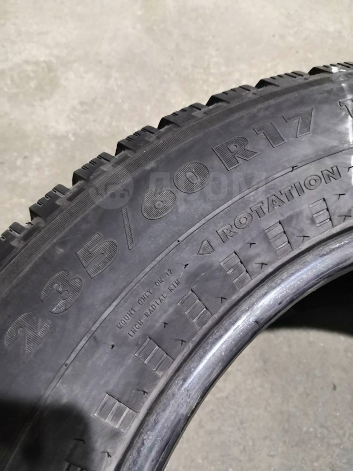 Шины зимние шипованные Nokian 235/60 R17. Б/у | 5 000 ₽ в городе ...