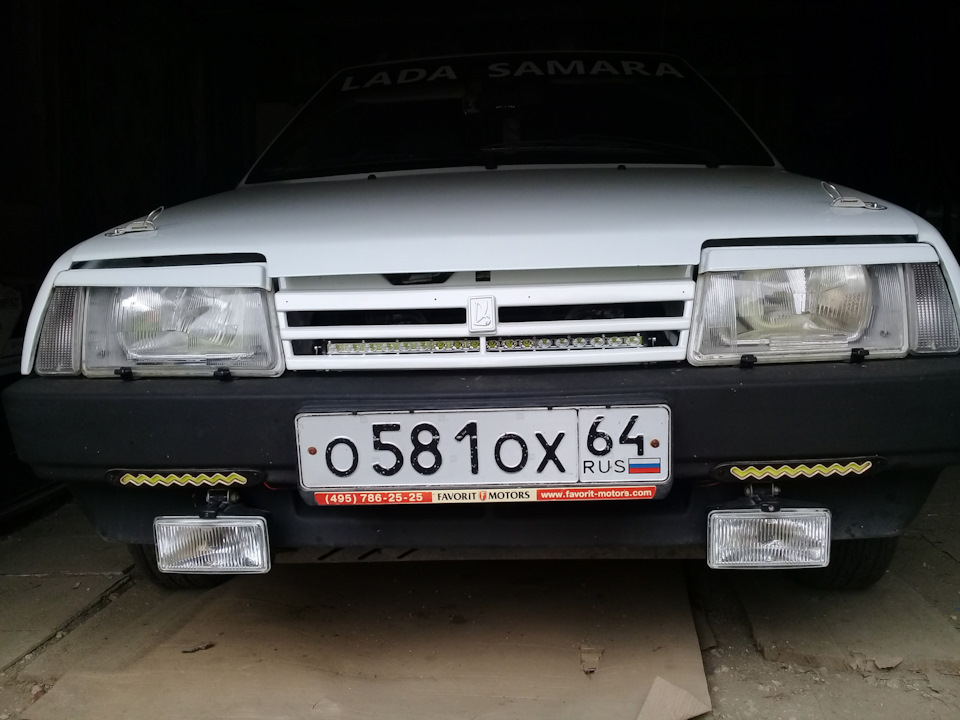 Подключение ДХО через ручник. — Lada 21099, 1,5 л, 2000 года ...