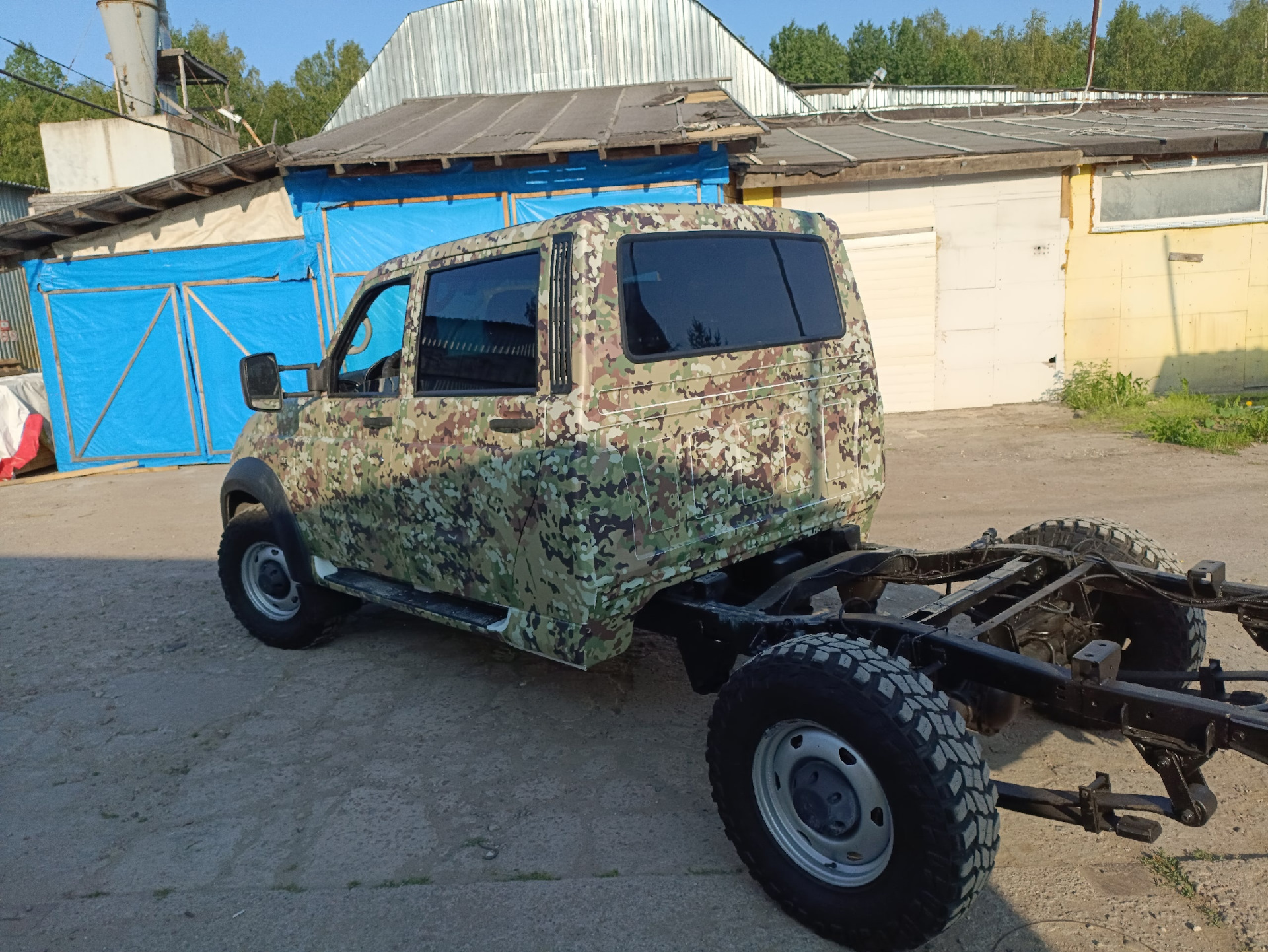 Плёнка камуфляжная "мультикам" — УАЗ Профи, 2,7 л, 2019 года | стайлинг ...