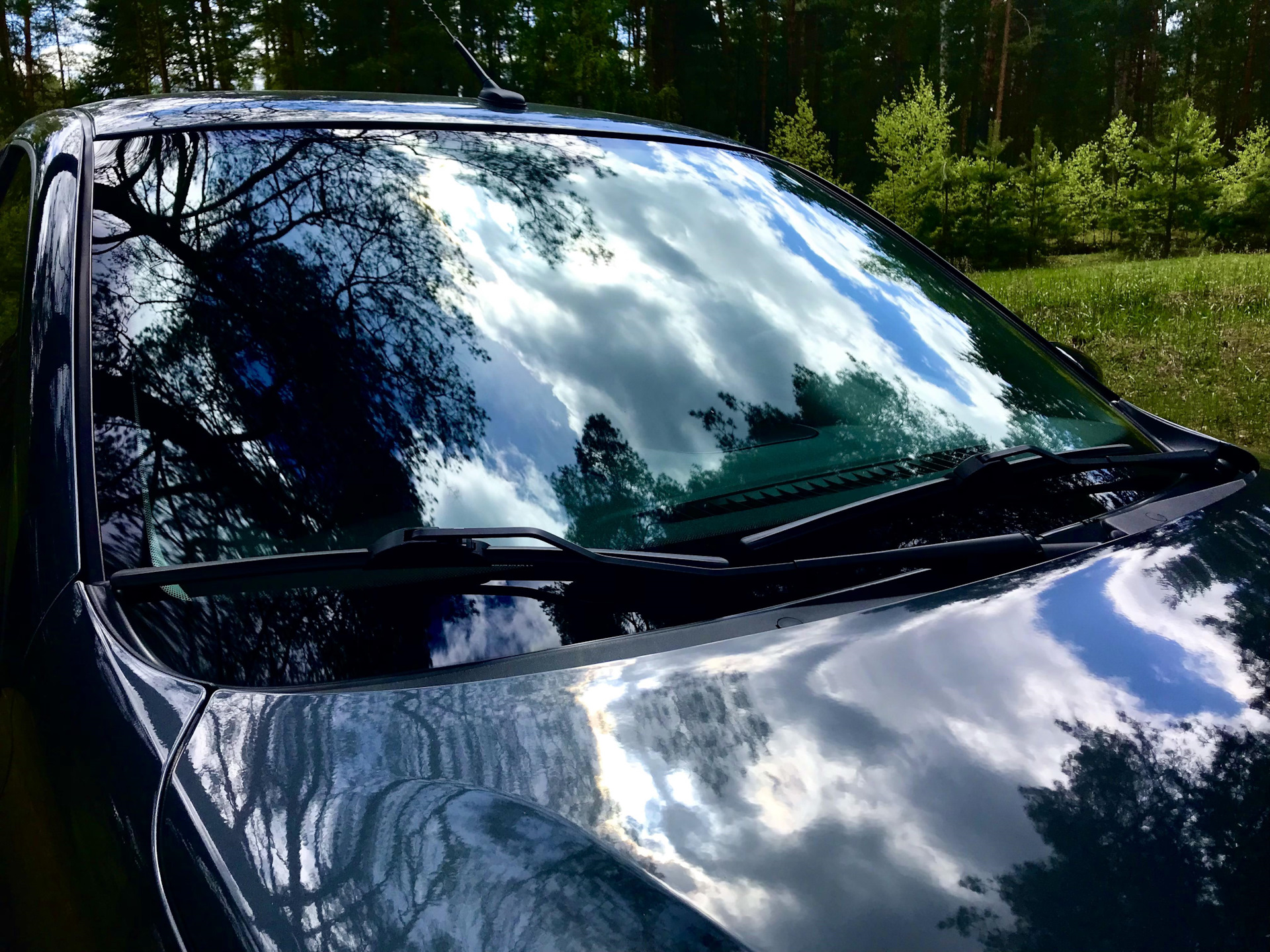 Новые щетки дворников. — Lada Гранта (2G) FL, 1,6 л, 2020 года | просто ...