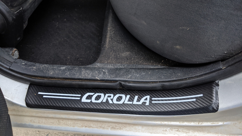 Украшаем пороги) — Toyota Corolla (120), 1,6 л, 2004 года | стайлинг ...