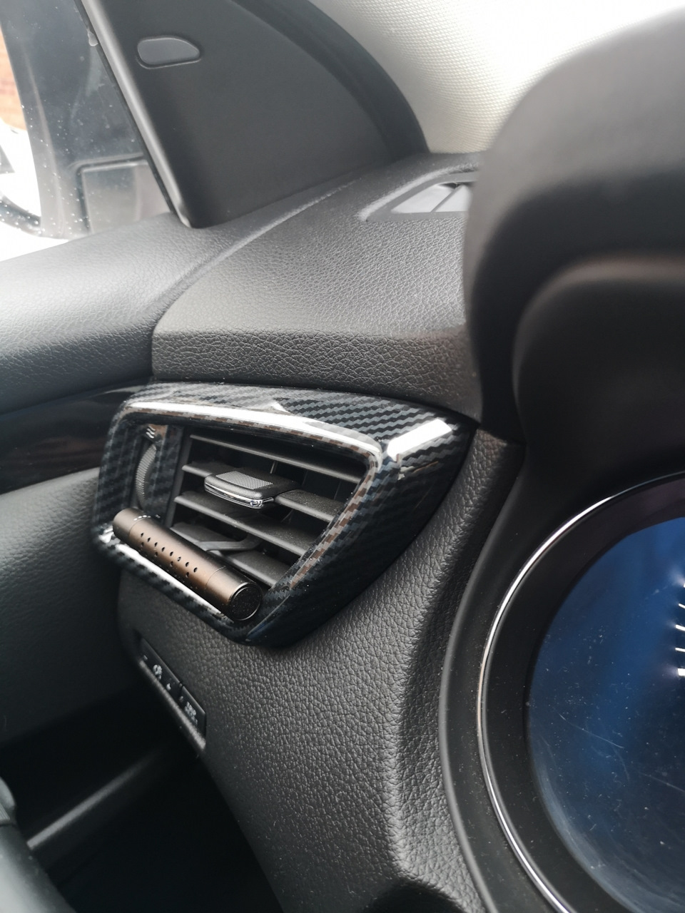 Накладки на воздуховоды боковые — Nissan Qashqai (2G), 2 л, 2017 года ...