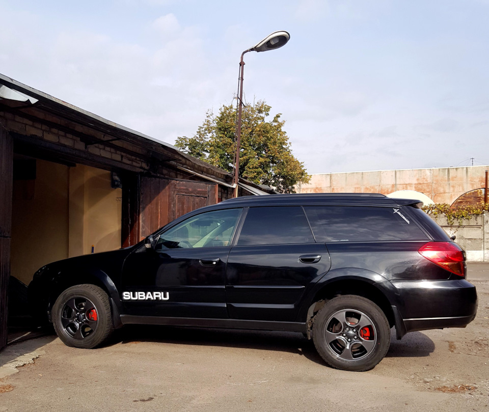 Диски зимние (покраска в серый графит) — Subaru Outback (BP), 2,5 л ...