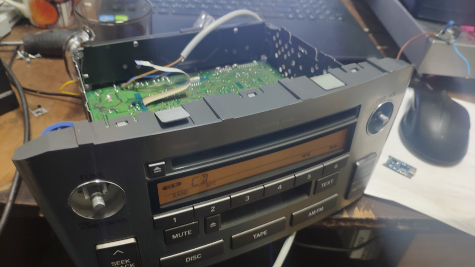 Usb флешка, Aux, bluetooth в штатную магнитолу — Toyota Avensis II, 1,8 ...