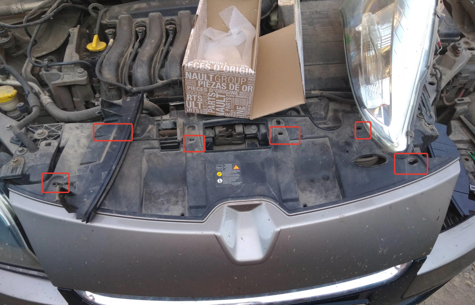 Замена фары ДХО. Меган 3 — Renault Megane III, 1,6 л, 2012 года ...