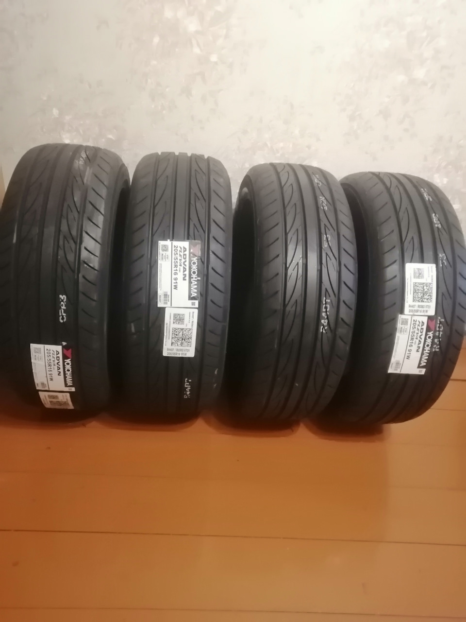 Летняя резина Yokohama ADVAN 205/55 R16 91W — Lada Vesta (1G), 1,6 л ...