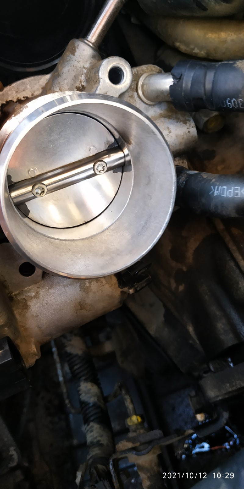 дроссельная заслонка — KIA Rio (3G), 1,6 л, 2012 года | плановое ТО ...