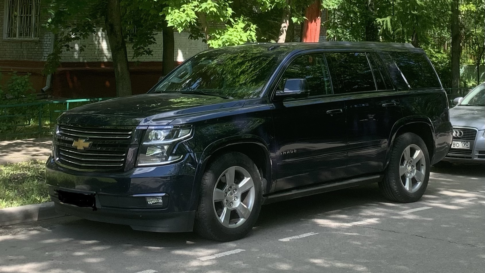 Chevrolet Tahoe (GMT K2UXX) 6.2 бензиновый 2018 | The Blue Whale на DRIVE2