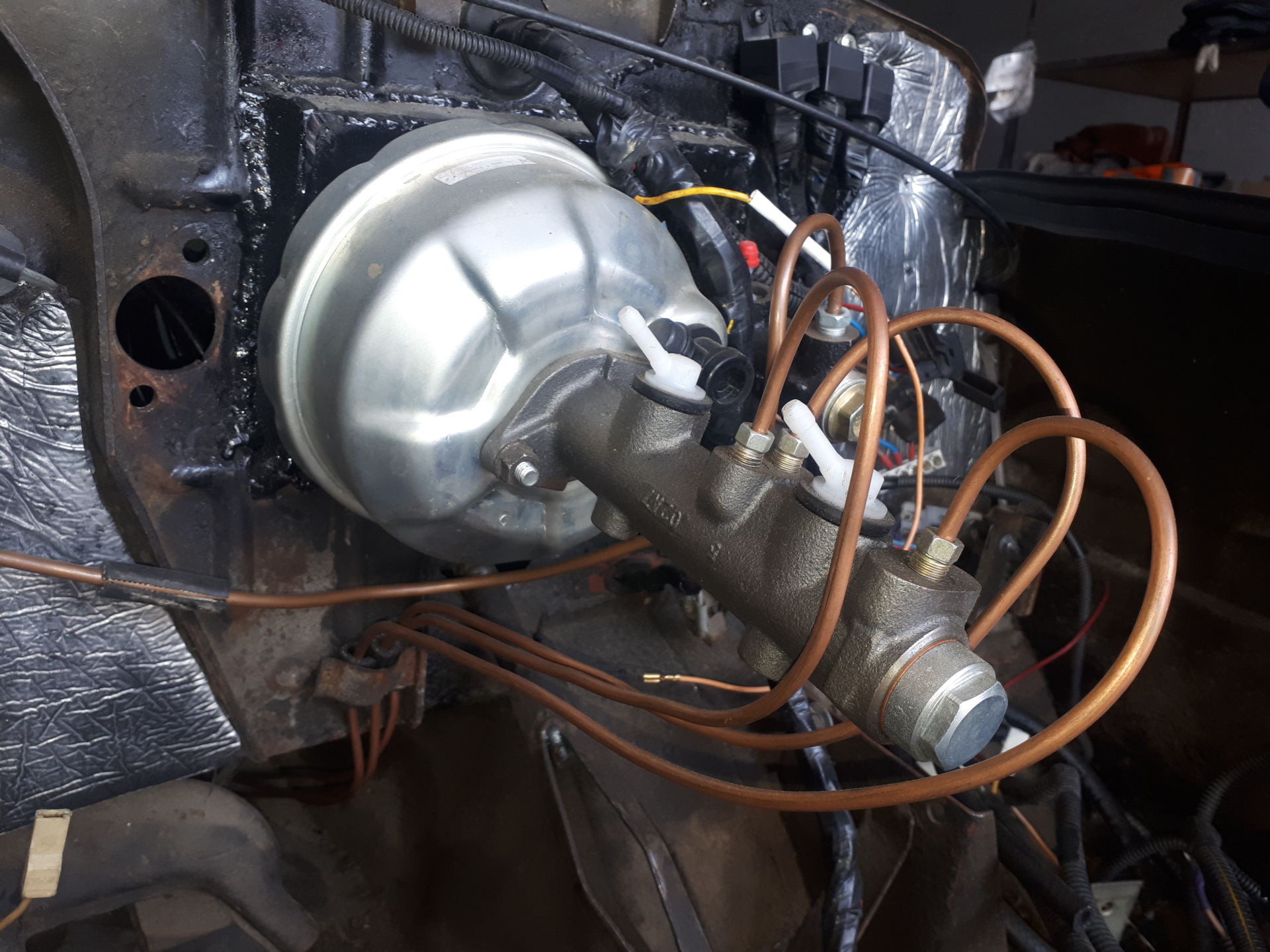 Переделка рулевой колонки и педального узла — ЛуАЗ 969, 1,3 л, 1991 ...