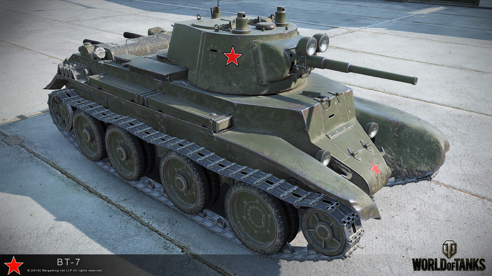 Танк БТ-7 Фото: World of Tanks 