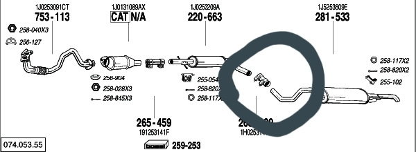 Бьет глушитель об кузов — Skoda Octavia Combi A4 Mk1, 1,6 л, 2002 года ...