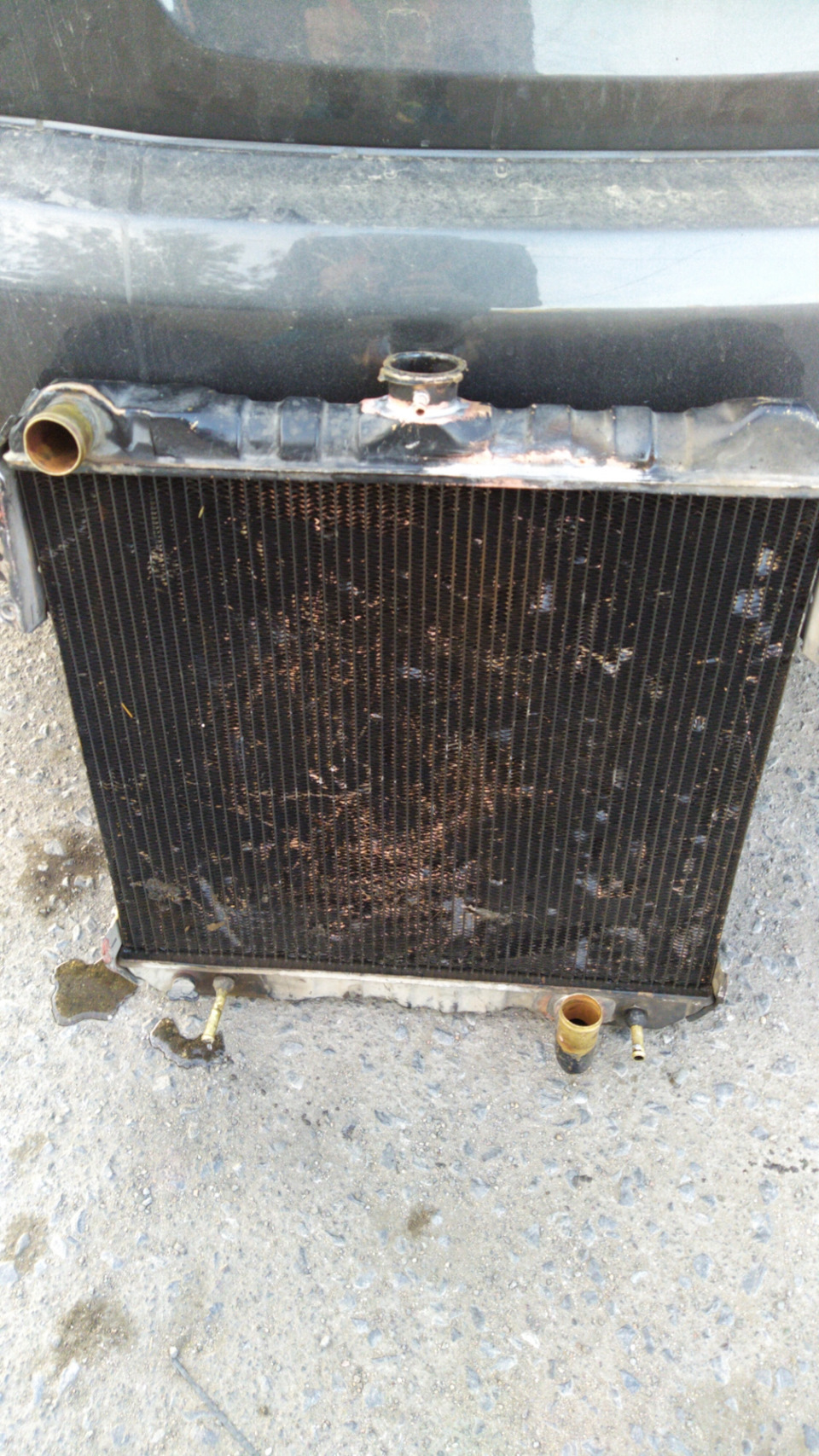 Радиатор от 2лте — Toyota Hilux Surf (2G), 2,4 л, 1995 года | запчасти ...