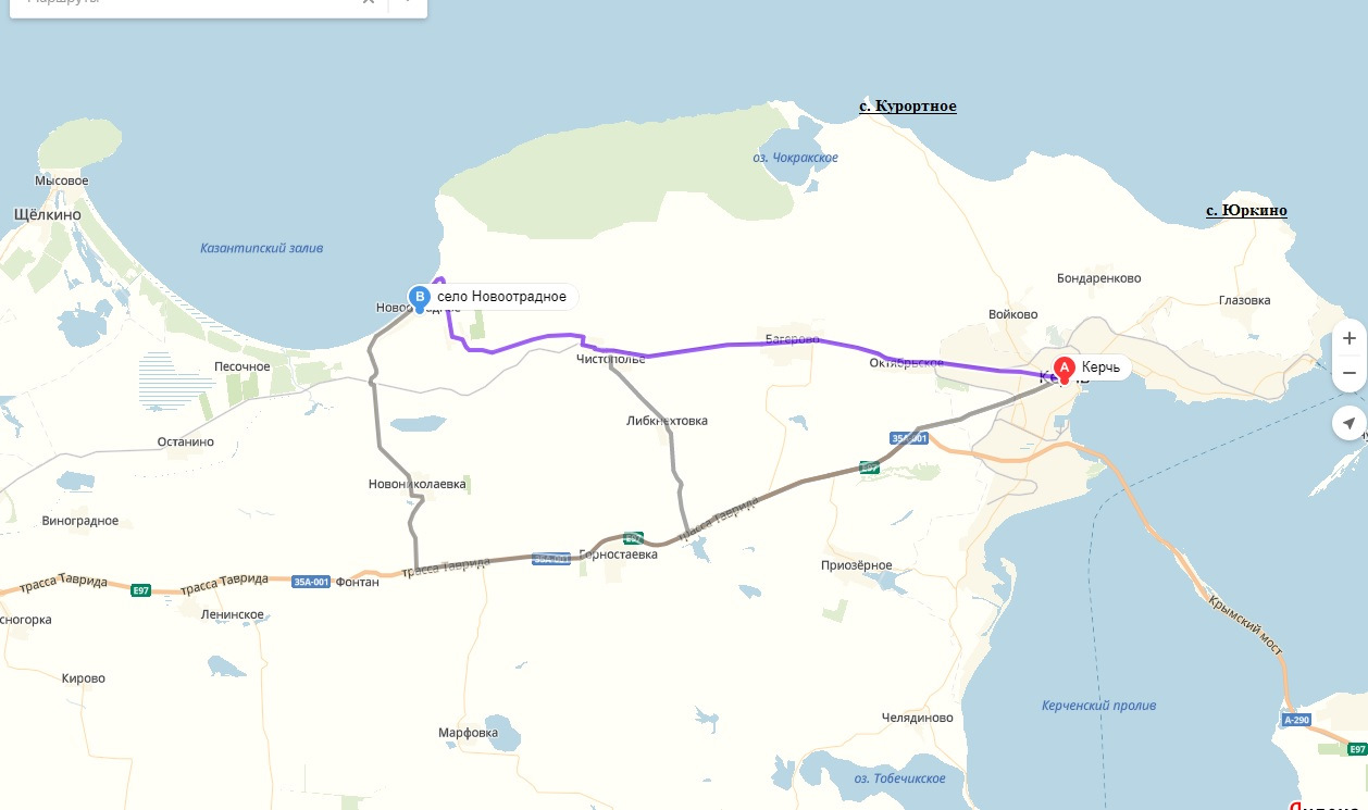 Керчь юркино расписание. Новоотрадное Керчь карта. Новоотрадное Крым на карте. Юркино Керчь на карте. Керчь на карте.