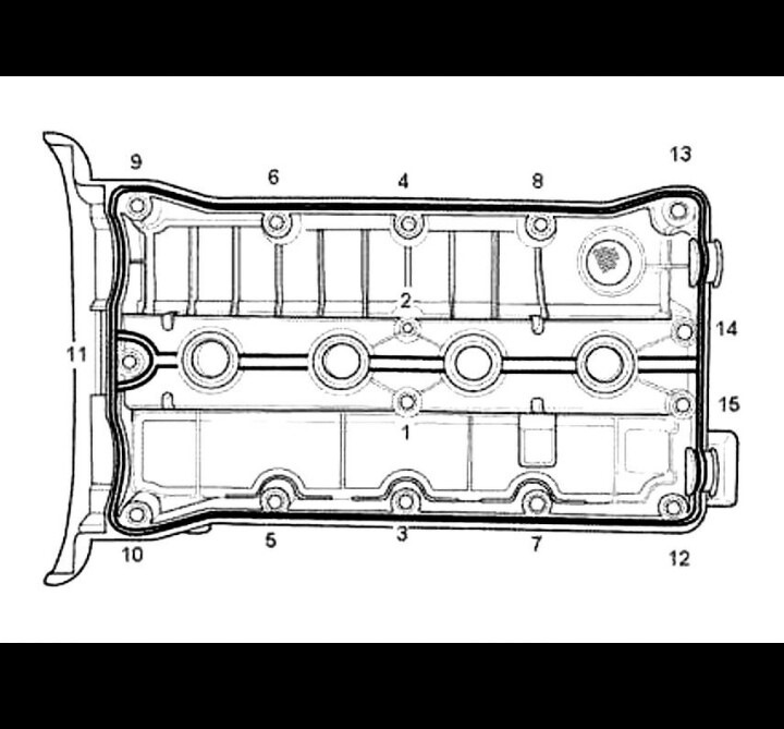 Схема нанесения герметика на гбц ваз 2112 16 клапанов